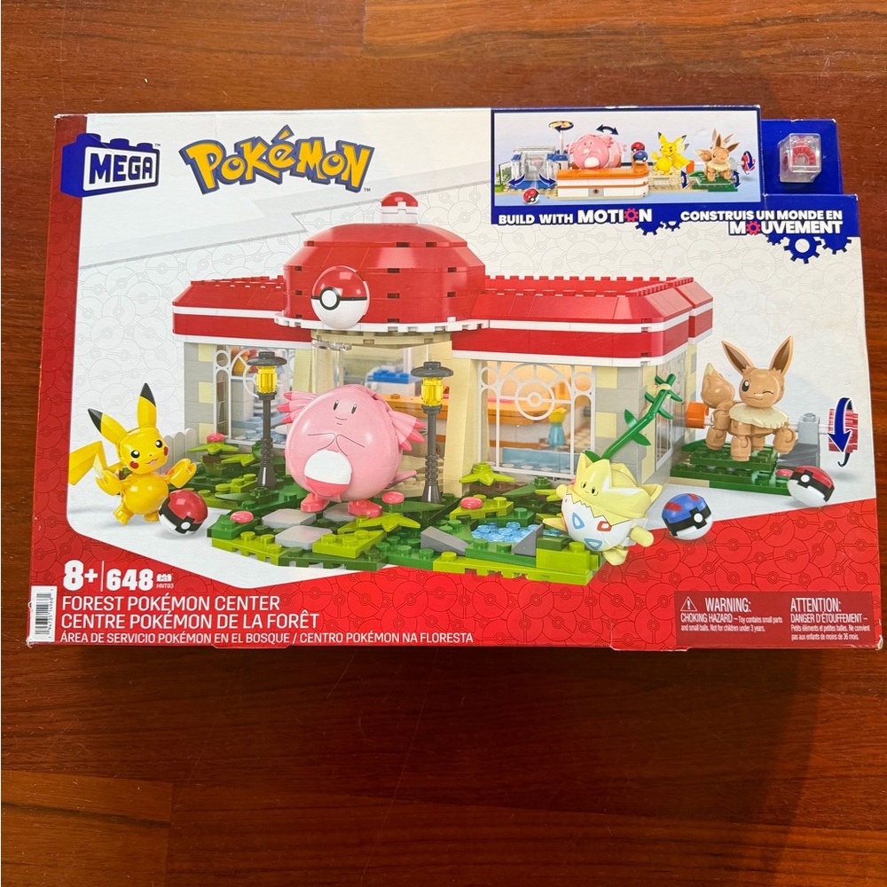Mattel Mega Pokémon Forest Center Building Set - Red, Green, Yellow